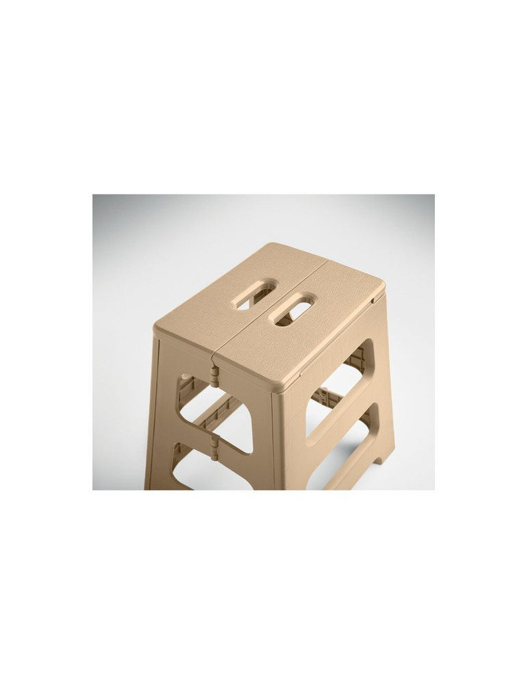 JAK Tabouret portable et pliable Couleurs : beige accessoire événementiel unique