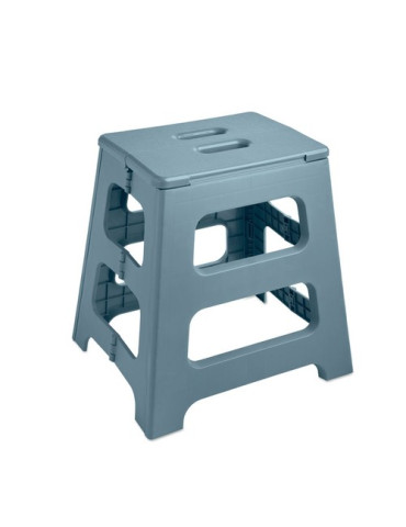 JAK Tabouret portable et pliable Couleurs : bleu pétrole personnalisable avec votre logo