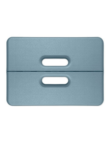 JAK Tabouret portable et pliable Couleurs : bleu pétrole impression haute définition