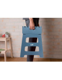 JAK Tabouret portable et pliable Couleurs : bleu pétrole personnalisation rapide en France