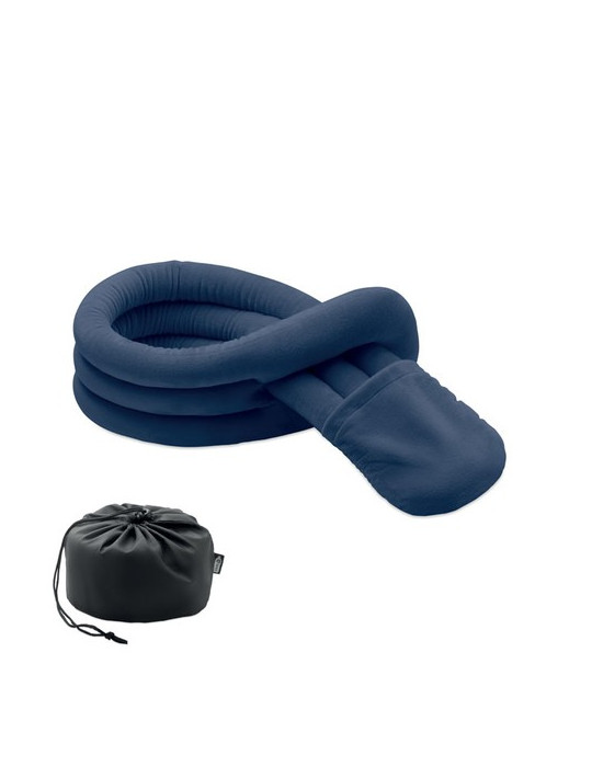 WRAP IT Coussin de voyage fléxible Couleurs : bleu marine