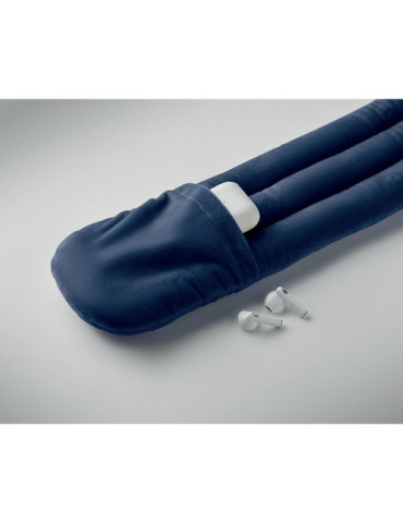 WRAP IT Coussin de voyage fléxible Couleurs : bleu marine cadeau client original