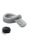 WRAP IT Coussin de voyage fléxible Couleurs : gris personnalisable avec votre logo