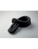 WRAP IT Coussin de voyage fléxible Couleurs : noir personnalisable avec votre logo
