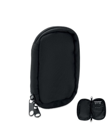 ROVER Trousse à clés en 300D RPET Couleurs : noir