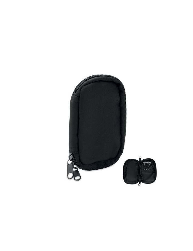 ROVER Trousse à clés en 300D RPET Couleurs : noir