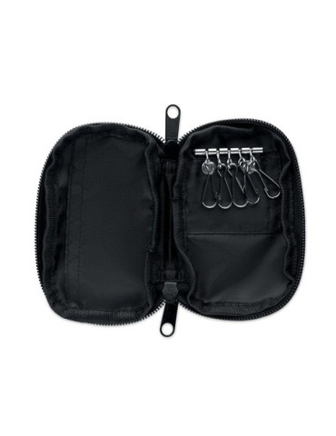 ROVER Trousse à clés en 300D RPET Couleurs : noir cadeau entreprise pas cher