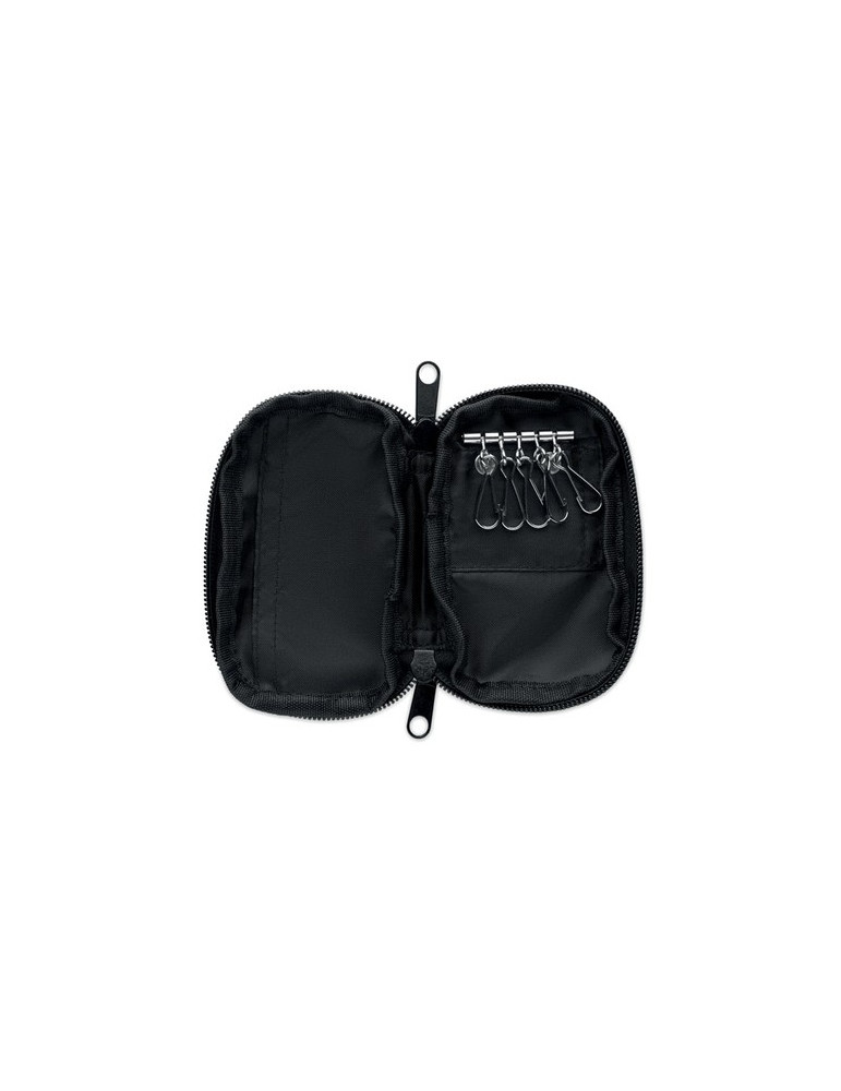 ROVER Trousse à clés en 300D RPET Couleurs : noir cadeau entreprise pas cher