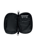 ROVER Trousse à clés en 300D RPET Couleurs : noir cadeau entreprise pas cher