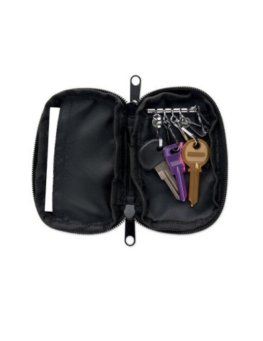 ROVER Trousse à clés en 300D RPET Couleurs : noir goodies publicitaire événementiel