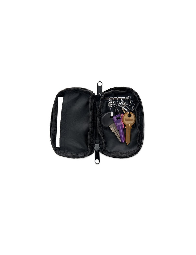 ROVER Trousse à clés en 300D RPET Couleurs : noir goodies publicitaire événementiel