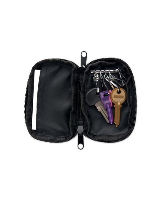 ROVER Trousse à clés en 300D RPET Couleurs : noir goodies publicitaire événementiel