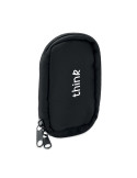 ROVER Trousse à clés en 300D RPET Couleurs : noir marquage laser ultra précis
