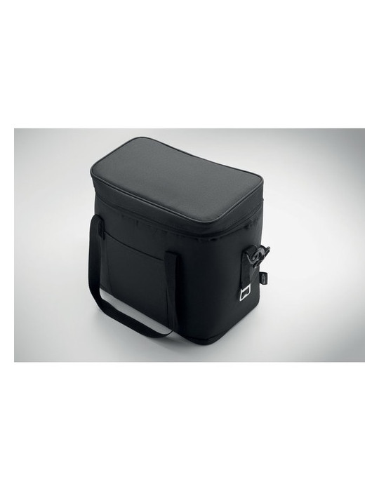 GELID Sac isotherme en RPET 18L Couleurs : noir objet promotionnel éco-responsable