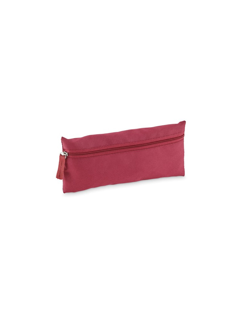 STUDY Trousse à crayons avec zip Couleurs : bordeaux