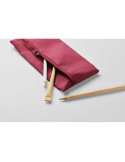 STUDY Trousse à crayons avec zip Couleurs : bordeaux accessoire événementiel unique