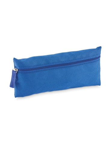 STUDY Trousse à crayons avec zip Couleurs : bleu royal personnalisable avec votre logo