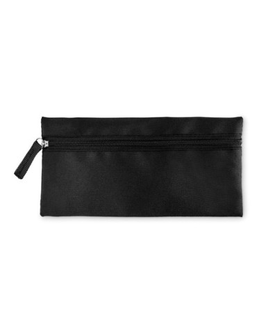 STUDY Trousse à crayons avec zip Couleurs : noir impression haute définition