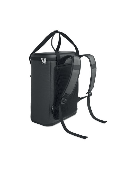 COLDI Sac à dos isotherme 600D RPET Couleurs : pierre personnalisable avec votre logo