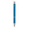 Stylo à bille  en aluminium recyclé personnalisable - BERN RA Matières : aluminium recyclé  Couleurs : turquoise impression logo