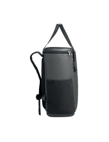 COLDI Sac à dos isotherme 600D RPET Couleurs : pierre objet promotionnel éco-responsable