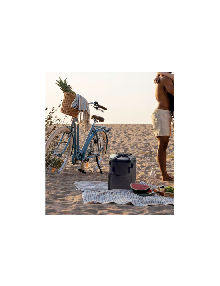 COLDI Sac à dos isotherme 600D RPET Couleurs : pierre accessoire événementiel unique