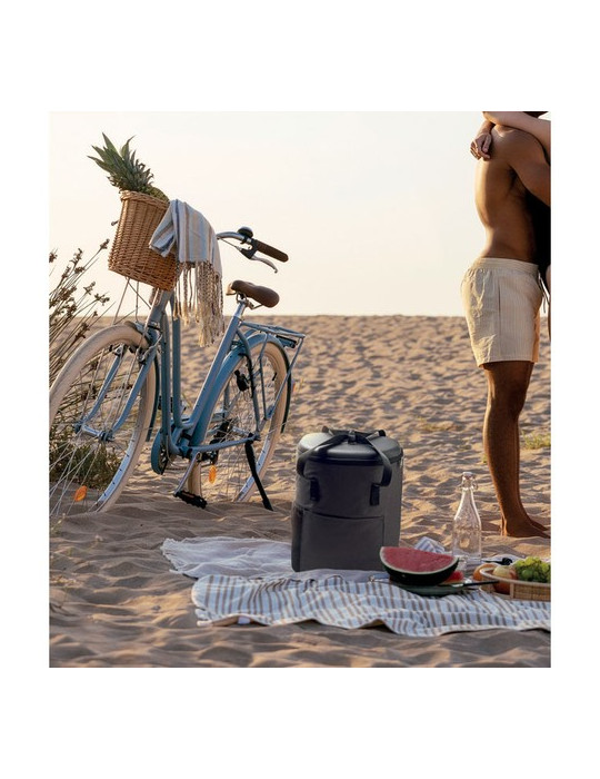 COLDI Sac à dos isotherme 600D RPET Couleurs : pierre accessoire événementiel unique