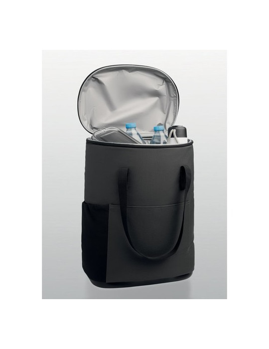 COLDI Sac à dos isotherme 600D RPET Couleurs : pierre impression logo haute qualité