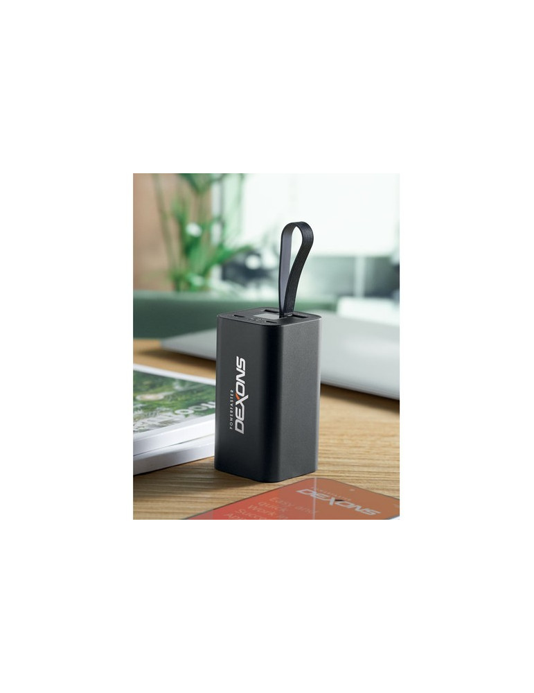 VOIMA Powerbank 20.000 mAh Couleurs : noir impression haute définition
