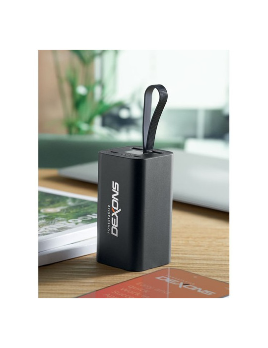 VOIMA Powerbank 20.000 mAh Couleurs : noir impression haute définition