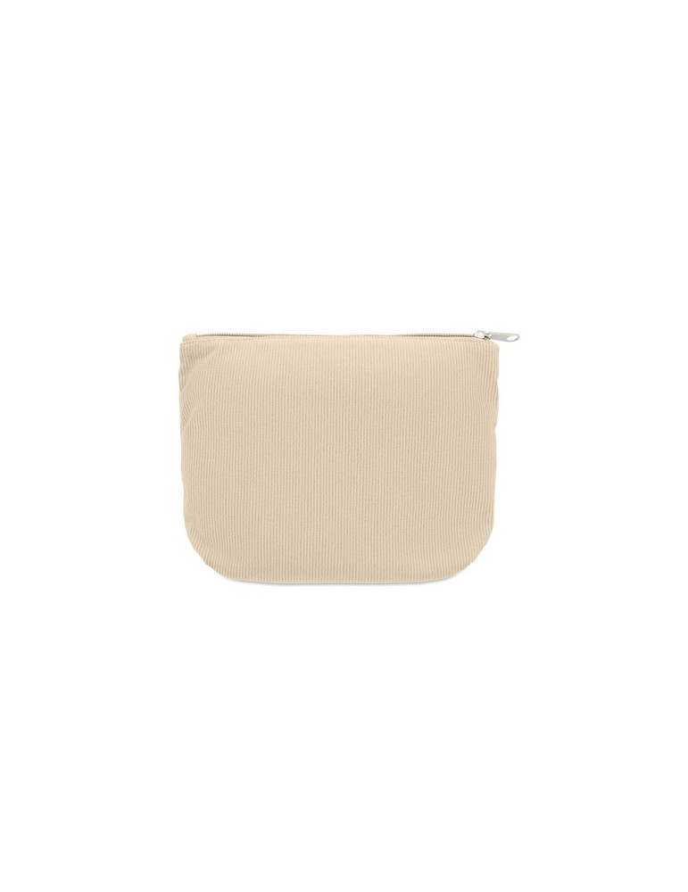 CORDY T Trousse en velours côtelé Couleurs : beige cadeau collaborateur premium