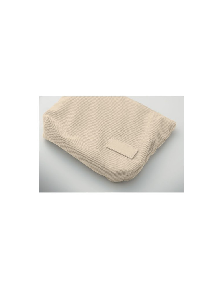 CORDY T Trousse en velours côtelé Couleurs : beige cadeau client original