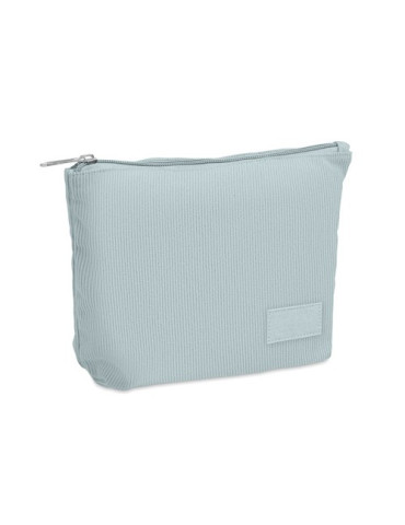 CORDY T Trousse en velours côtelé Couleurs : bleu bébé cadeau entreprise pas cher