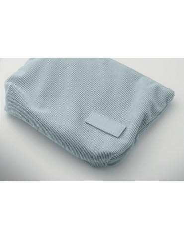 CORDY T Trousse en velours côtelé Couleurs : bleu bébé impression logo haute qualité
