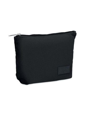CORDY T Trousse en velours côtelé Couleurs : noir personnalisable avec votre logo