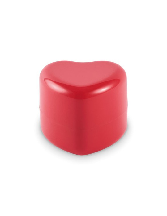 SWEET Baume à lèvres vegan en coeur Couleurs : rouge cadeau entreprise pas cher