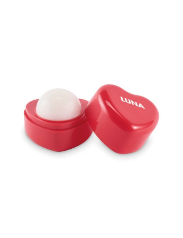 SWEET Baume à lèvres vegan en coeur Couleurs : rouge cadeau collaborateur premium