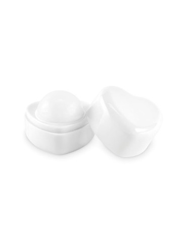 SWEET Baume à lèvres vegan en coeur Couleurs : blanc personnalisable avec votre logo