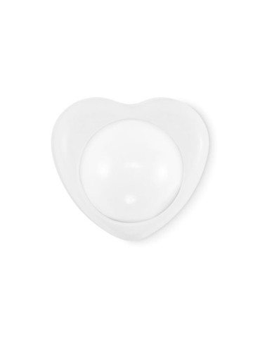 SWEET Baume à lèvres vegan en coeur Couleurs : blanc objet promotionnel éco-responsable