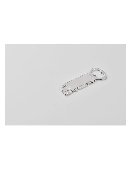 MYTRUCK Décapsuleur en forme de camion Couleurs : argenté mat impression haute définition