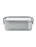 GOBUDDY Boîte à lunch 750mL Couleurs : argenté mat cadeau entreprise pas cher