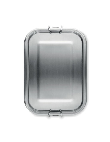 GOBUDDY Boîte à lunch 750mL Couleurs : argenté mat impression haute définition