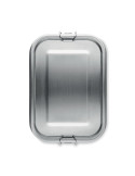 GOBUDDY Boîte à lunch 750mL Couleurs : argenté mat impression haute définition