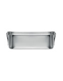 GOBUDDY Boîte à lunch 750mL Couleurs : argenté mat objet promotionnel éco-responsable