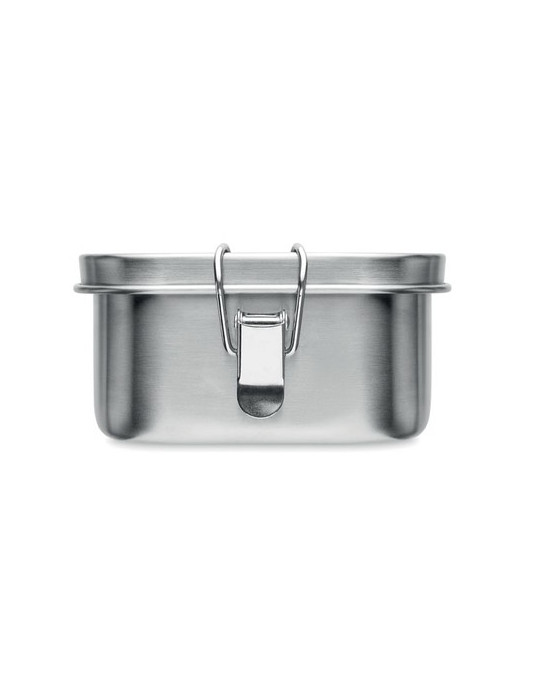 GOBUDDY Boîte à lunch 750mL Couleurs : argenté mat cadeau collaborateur premium