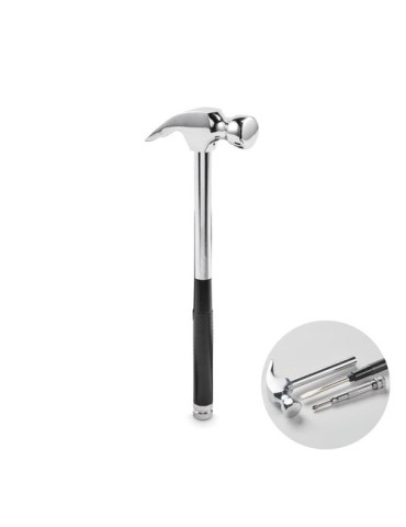 CLAW IT Marteau en acier au carbone Couleurs : argenté