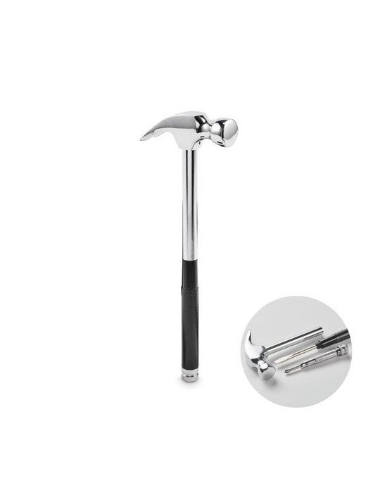 CLAW IT Marteau en acier au carbone Couleurs : argenté