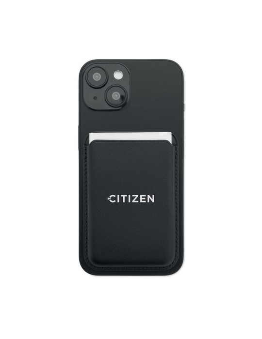 KARTA Porte-cartes magnétique Couleurs : noir impression haute définition