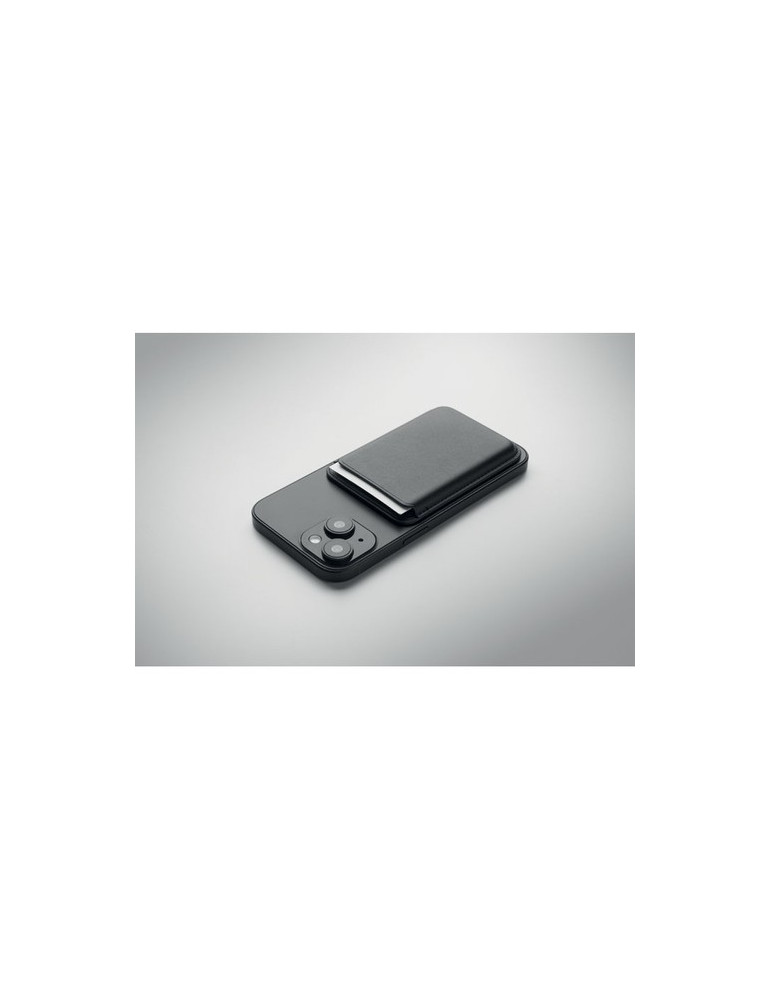 KARTA Porte-cartes magnétique Couleurs : noir marquage laser ultra précis