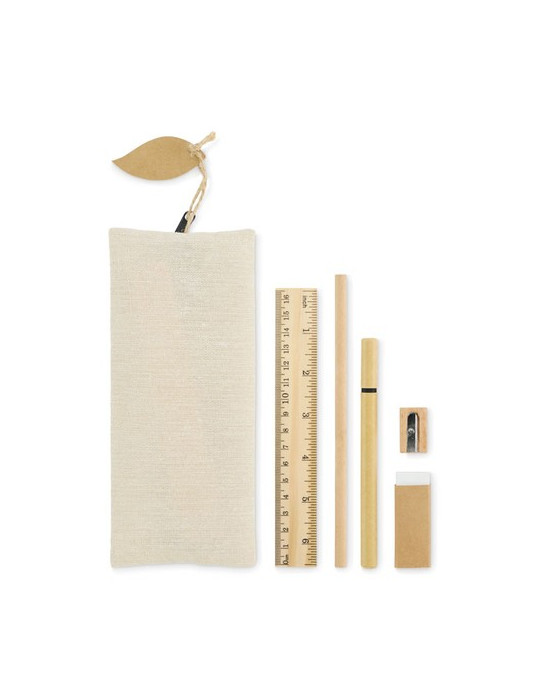 JUCOSET Set d'écriture Couleurs : noir personnalisable avec votre logo